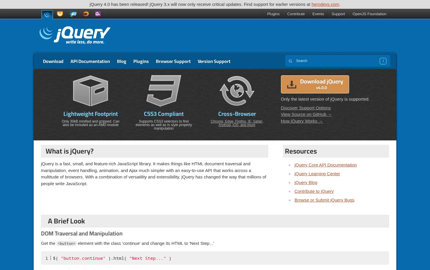jQuery 页面快照